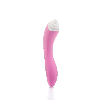 The Pink Kinky Licker - Vibratore con 9 diverse modalit&agrave; di vibrazione e leccata