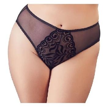 Slip con trasparenza taglia comoda