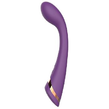 Vibratore punto G in silicone PURPLE con 10 intense vibrazioni