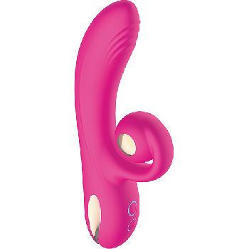 Vibratore Rabbit con movimento roteante in silicone di alta Qualit&agrave;.