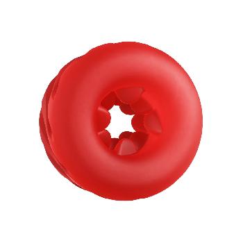 Anello fallico reversibile masturbatore 4 in 1 rosso