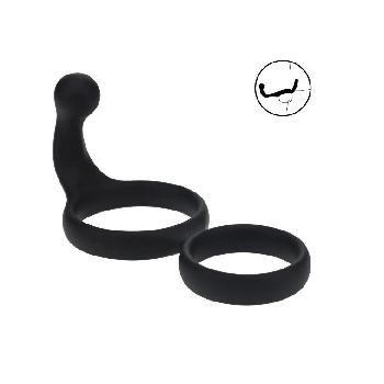 Doppio anello pene con stimolatore anale