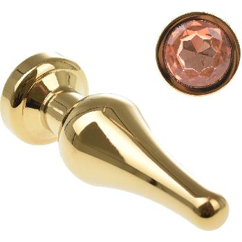 Plug anale cono dilatatore gemma arancio