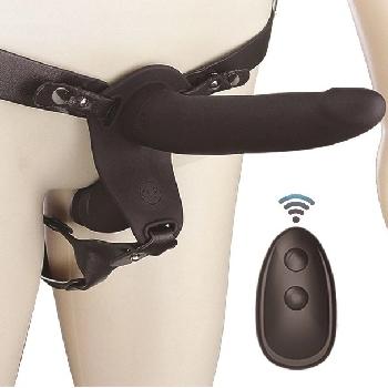 Strap-on per donna con telecomando e 10 vibrazioni