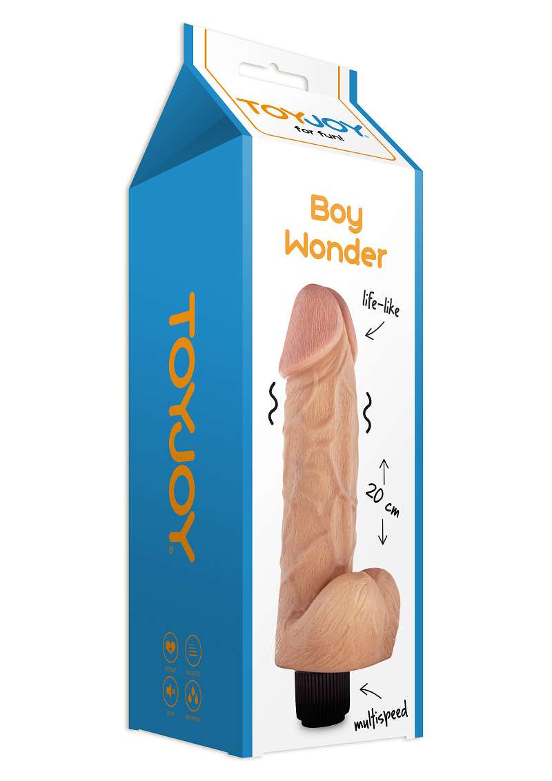 Vibratore realistico con testicoli