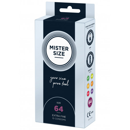 MISTER SIZE 64mm Condoms 10 Pz