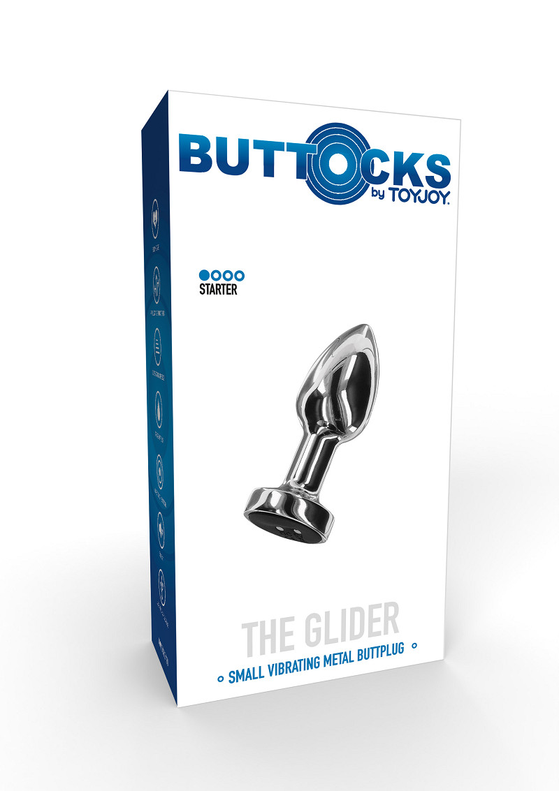 Plug metallo vibrante Vibrating Metal Buttplug S