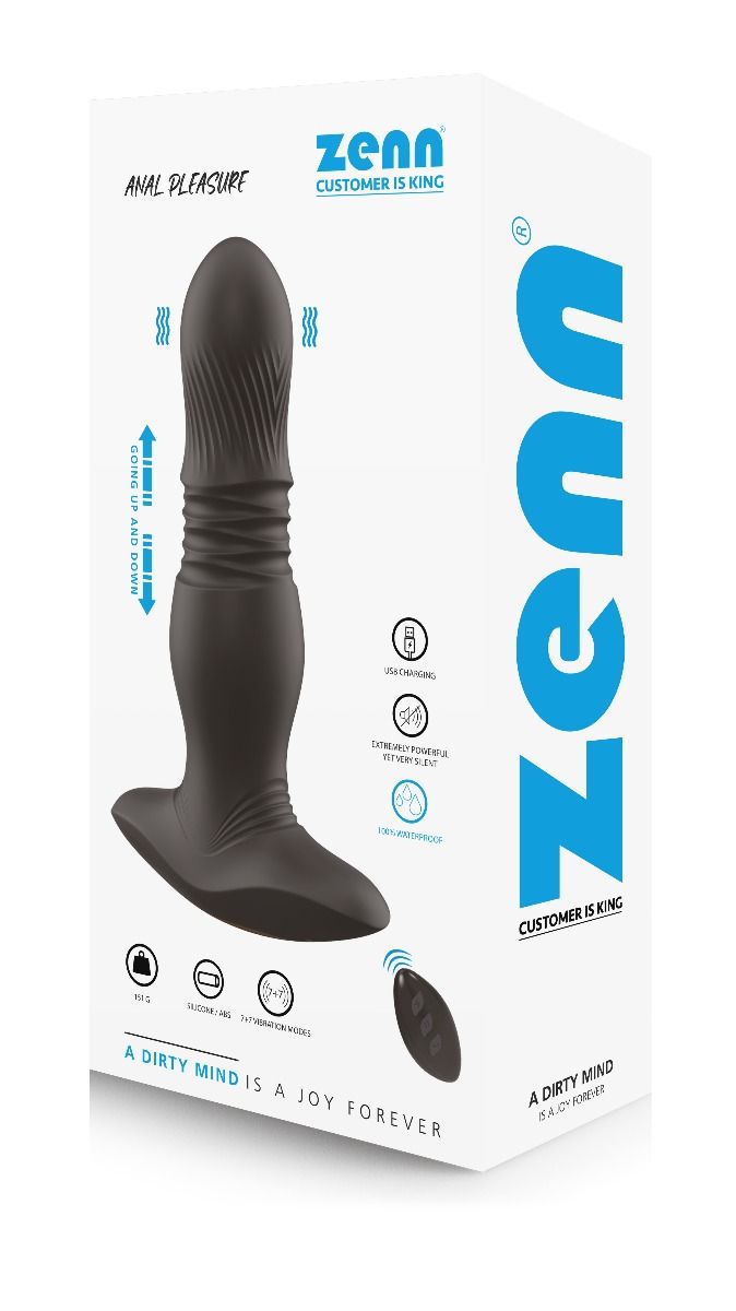 Vibratore Anale  a Spinta - Zenn