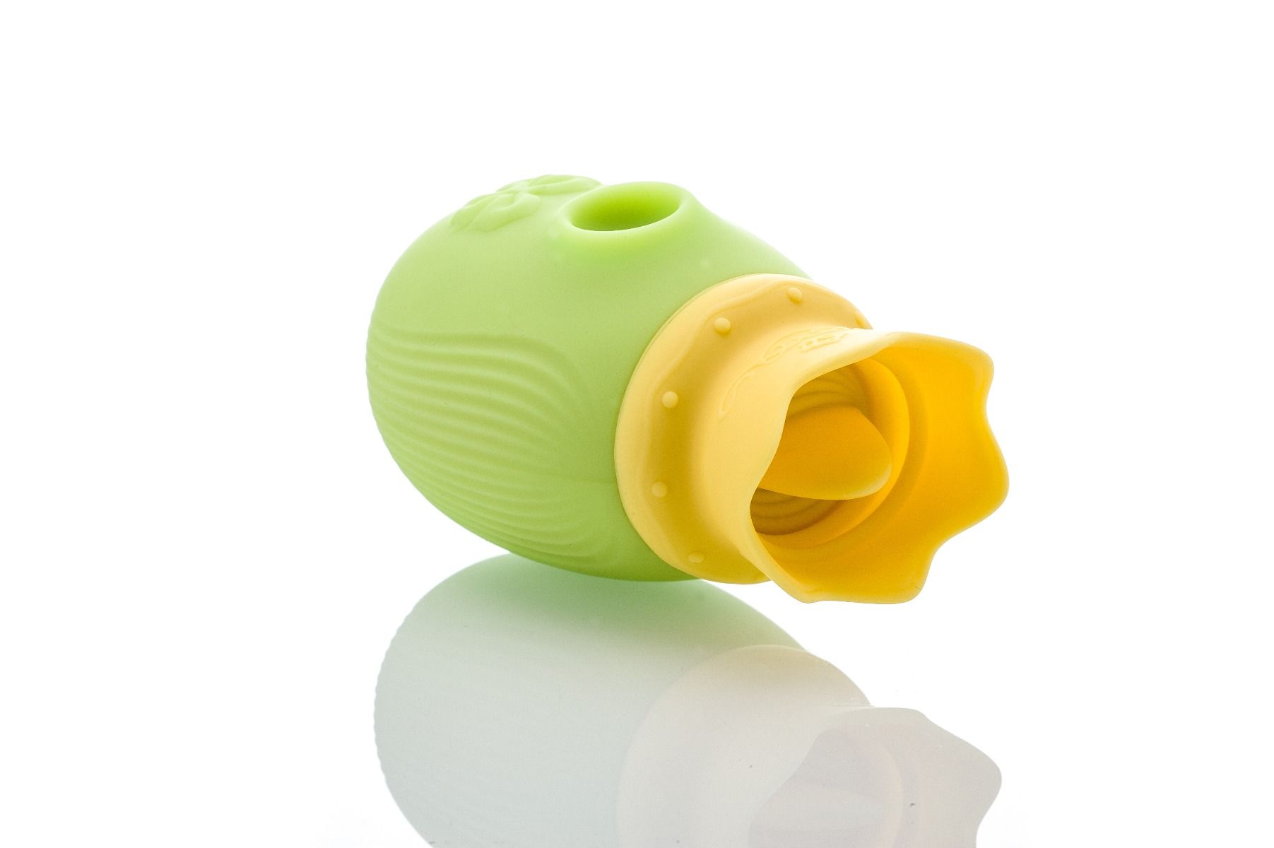 Vibratore a forma di uovo - Aspiratore e lingua per la stimolazione del clitoride