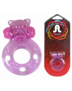 Anello pene con orsetto vibrante