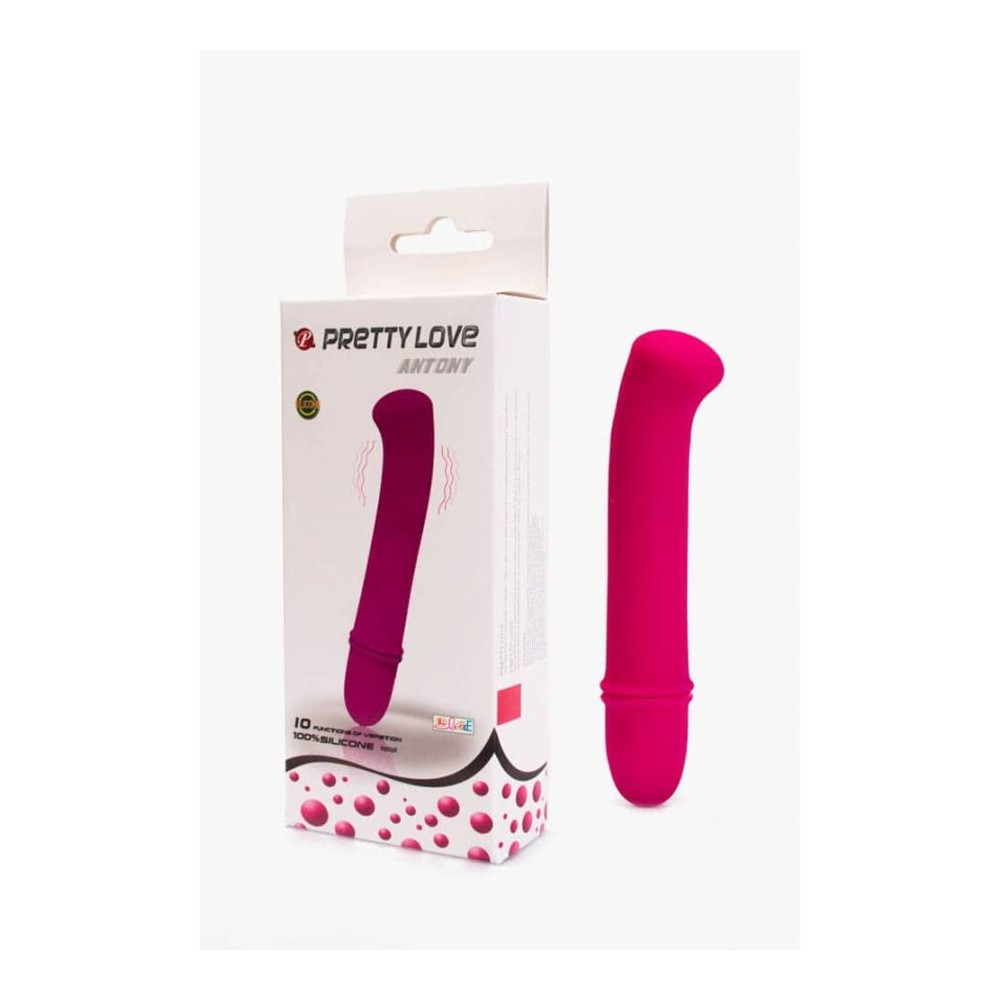 Vibratore punto G a batteria in silicone a 10 funzioni