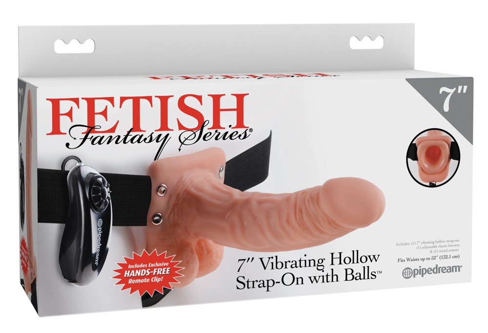 Strap-on uomo cavo vibrante - Vibratore indossabile