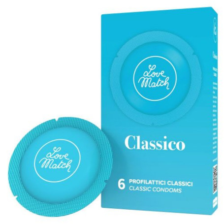 Preservativi classici Love Match 6 pezzi