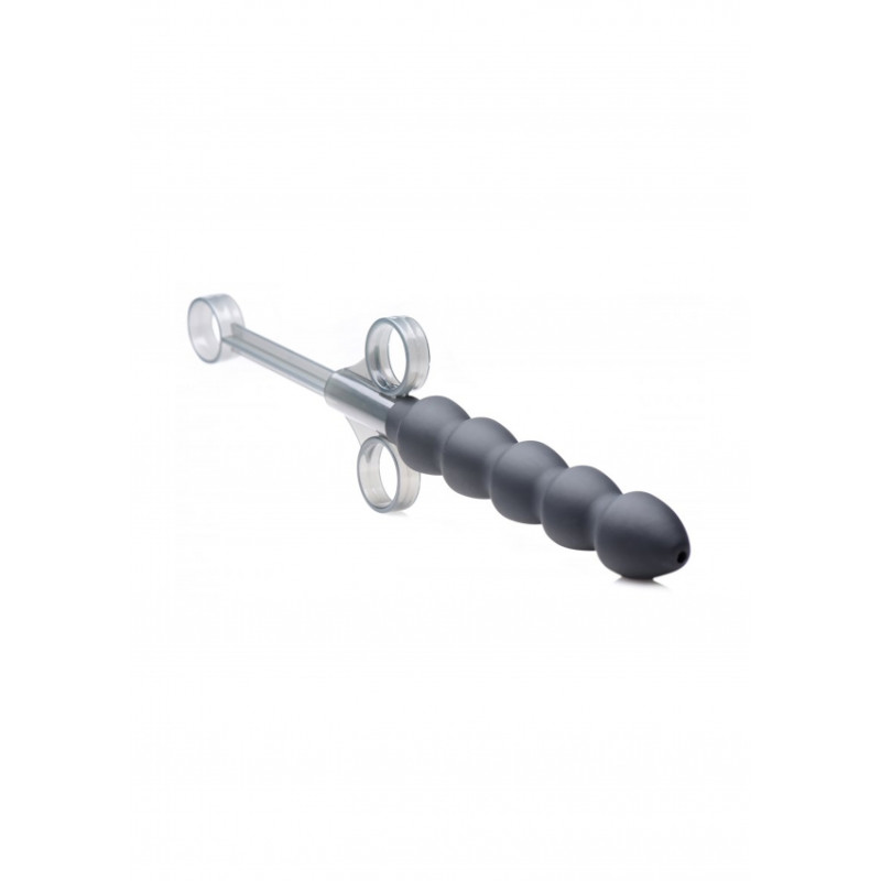 Siringa in silicone stimolante per applicazione lubrificare 