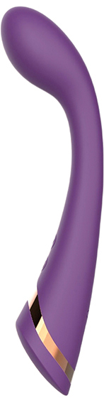 Vibratore punto G in silicone PURPLE con 10 intense vibrazioni