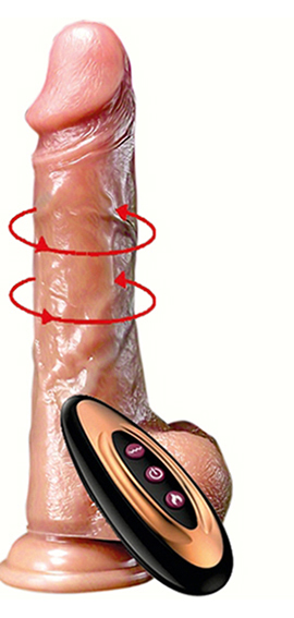 Dildo vibrante real riscaldante ricaricabile con testicoli e ventosa