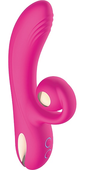 Vibratore Rabbit con movimento roteante in silicone di alta Qualit&agrave;.