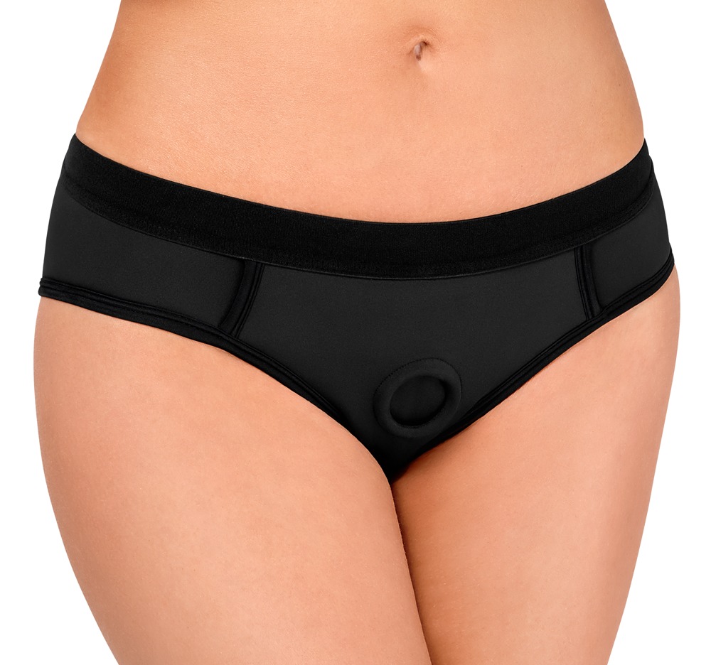 Mutanda per dildo donna in Lycra leggero con foro