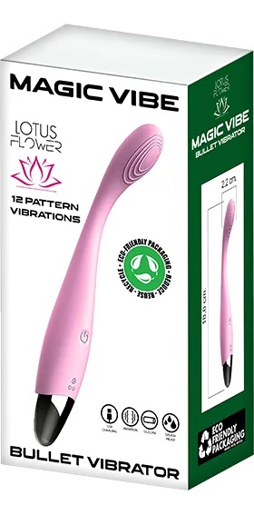 Stimolatore donna punto G ricaricabile in silicone 