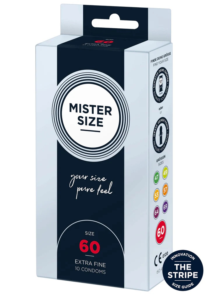 Preservativo Mister Size 60 mm