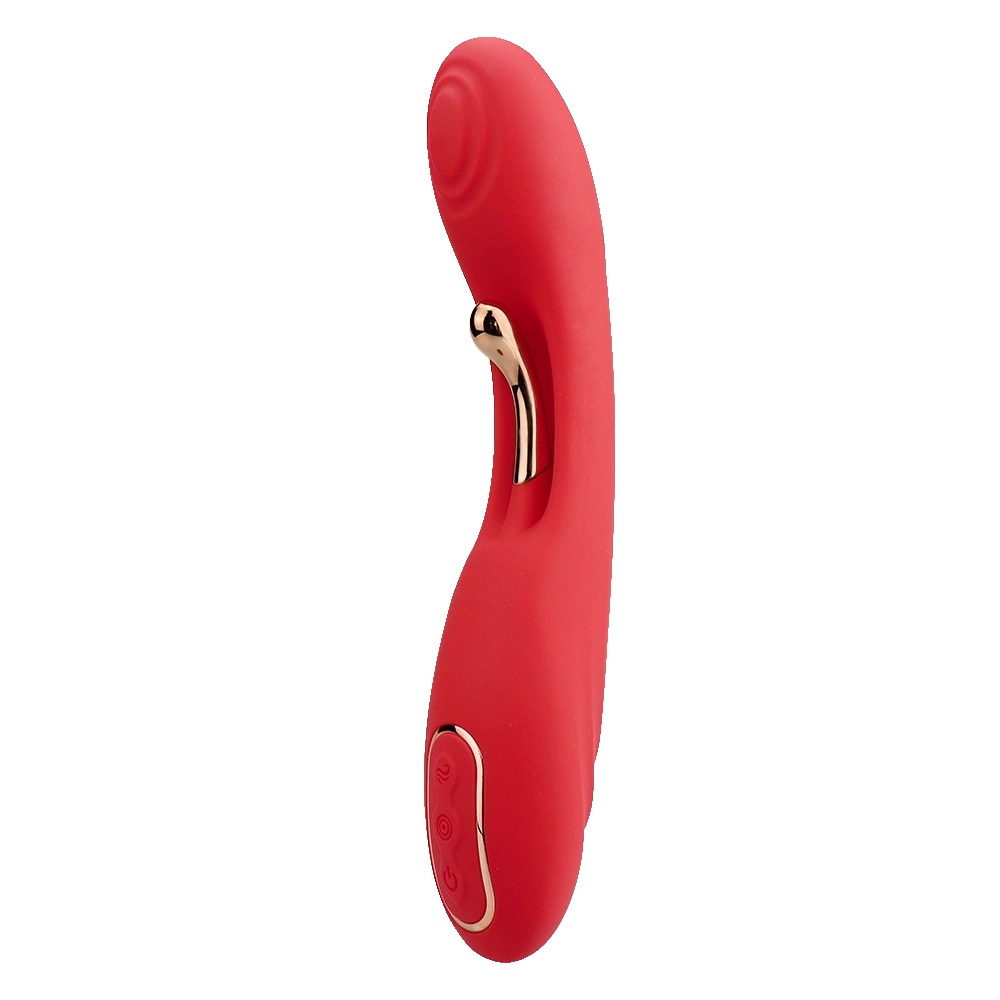 Vibratore G-Spot in silicone puro doppio motore