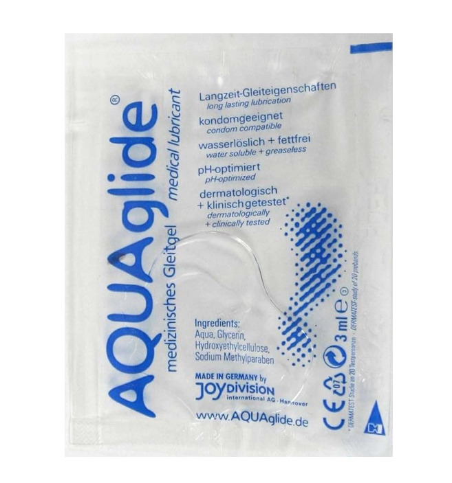 Lubrificante base acqua monouso 3 ml