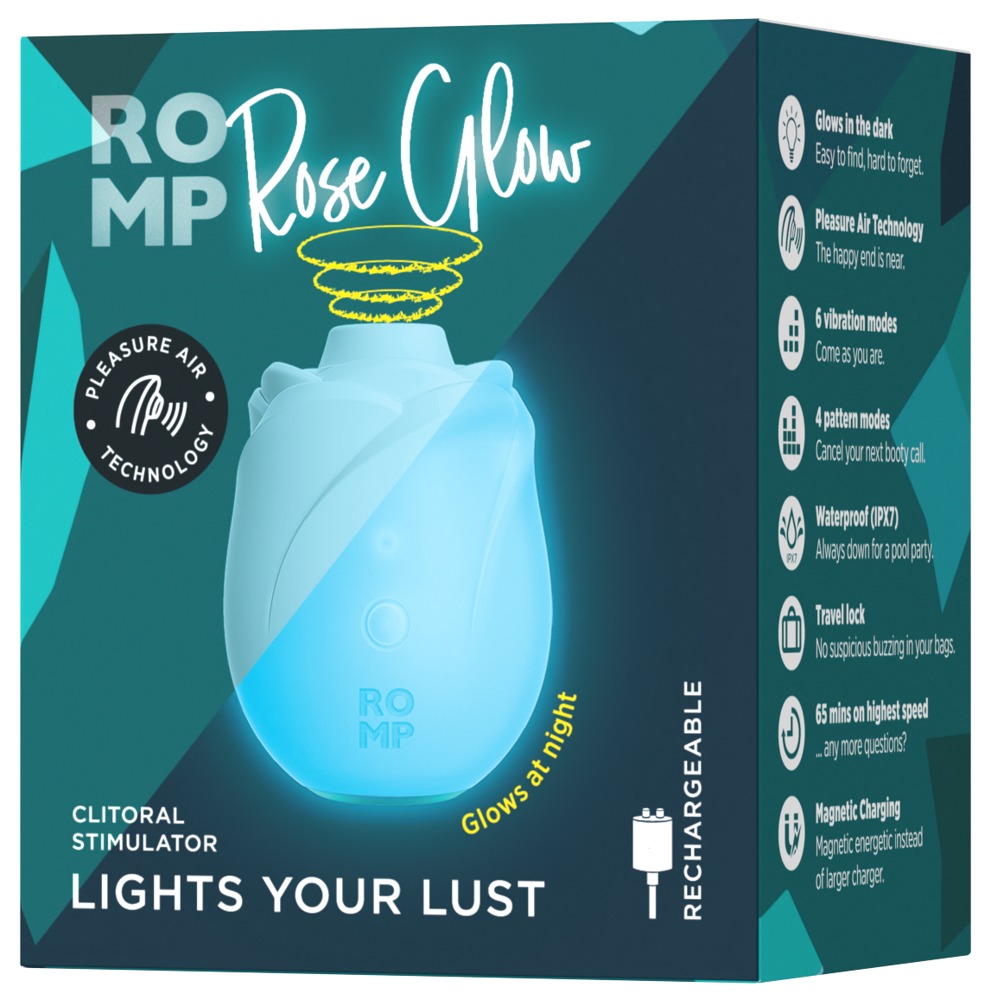 Stimolatore clitoride femminile potente - Rose Glow