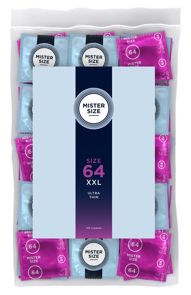 Profilattici Mister Size 100 Pz size 64