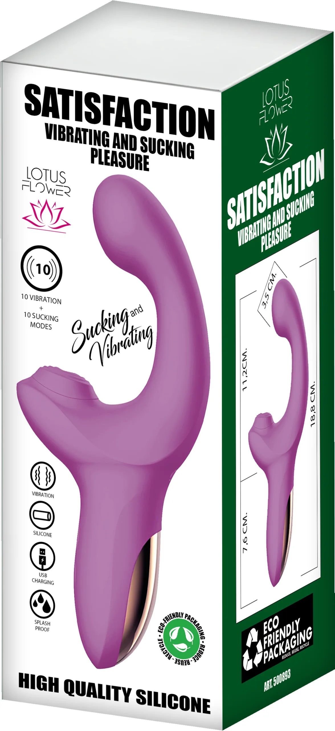 Vibratore e Succhiatore clitorideo femminile
