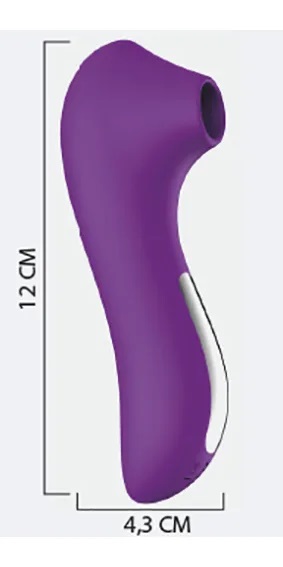 Vibratore slim succhia clitoride