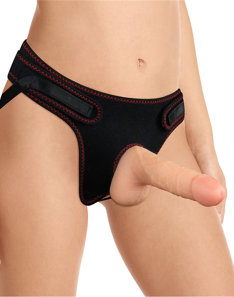 Cintura per donna dildo con ventosa 7 pollici